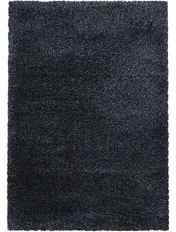 Tapis longs poils shaggy tissé motif uni UNI B