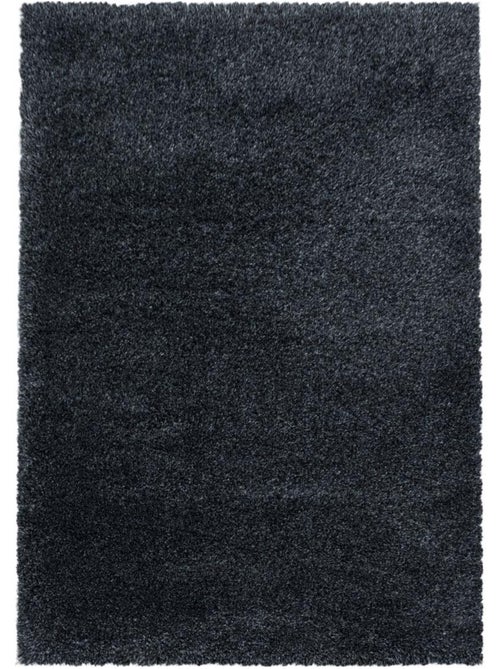 Tapis longs poils shaggy tissé motif uni UNI B - Kiabi
