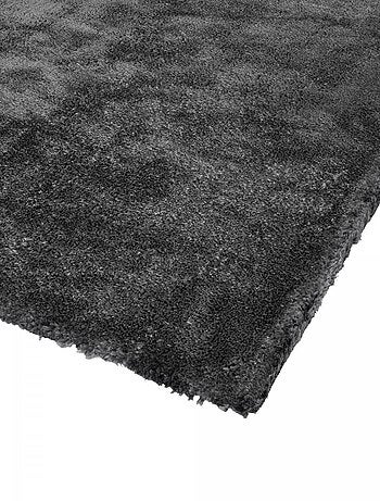 Tapis longs poils shaggy tufté motif uni BULUT