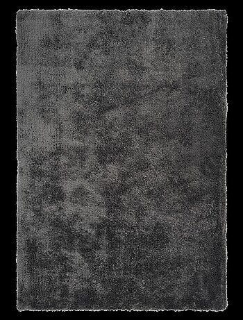 Tapis longs poils shaggy tufté motif uni BULUT