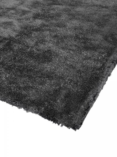 Tapis longs poils shaggy tufté motif uni BULUT - Kiabi