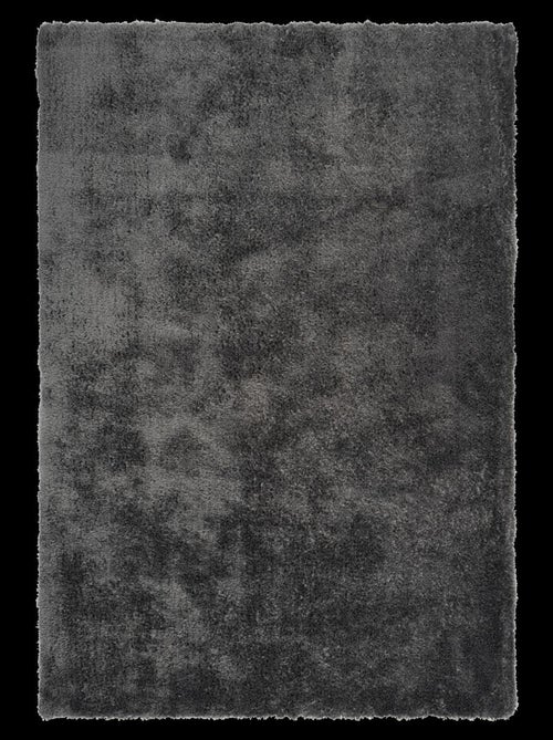 Tapis longs poils shaggy tufté motif uni BULUT - Kiabi