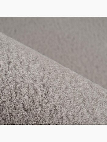 Tapis longs poils shaggy tufté motif uni CAREI