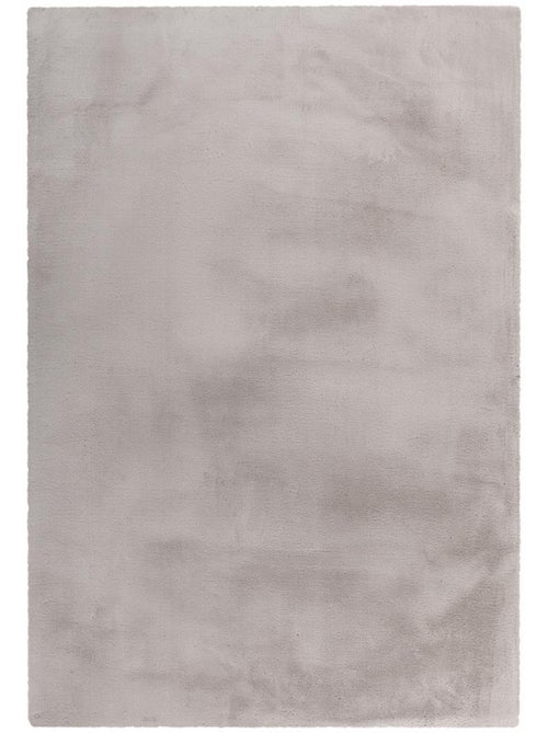 Tapis longs poils shaggy tufté motif uni CAREI - Kiabi