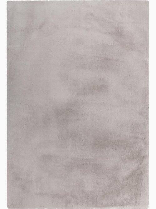 Tapis longs poils shaggy tufté motif uni CAREI - Kiabi