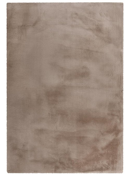 Tapis longs poils shaggy tufté motif uni CAREI - Kiabi