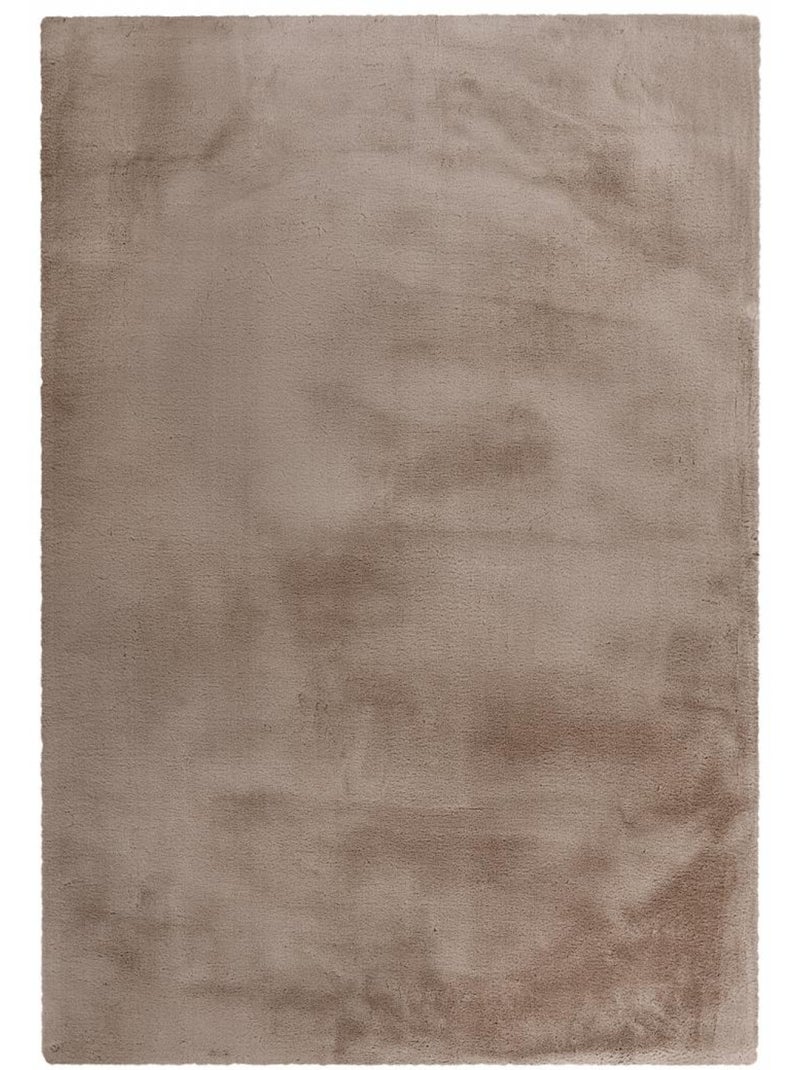 Tapis longs poils shaggy tufté motif uni CAREI Gris - Kiabi