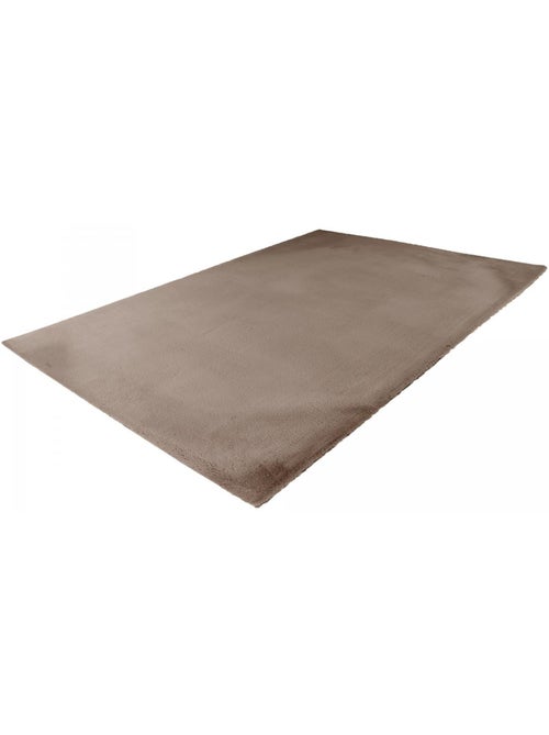 Tapis longs poils shaggy tufté motif uni CAREI - Kiabi