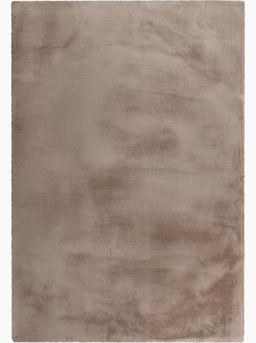 Tapis longs poils shaggy tufté motif uni CAREI - Kiabi