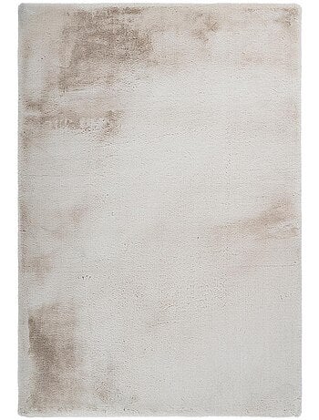 Tapis longs poils shaggy tufté motif uni JOUTA