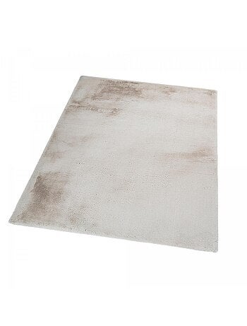 Tapis longs poils shaggy tufté motif uni JOUTA