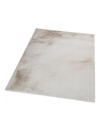 Tapis longs poils shaggy tufté motif uni JOUTA