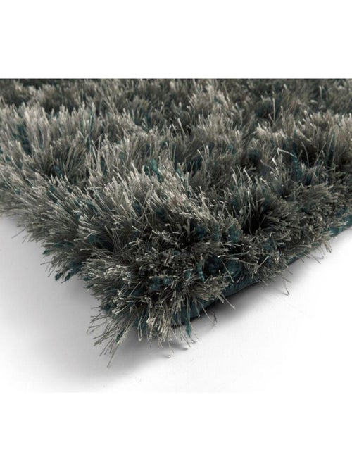 Tapis longues mèches uni moderne tissé main Diamond - Kiabi