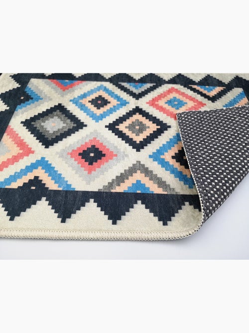 Tapis Losange, Multicolore - Kiabi