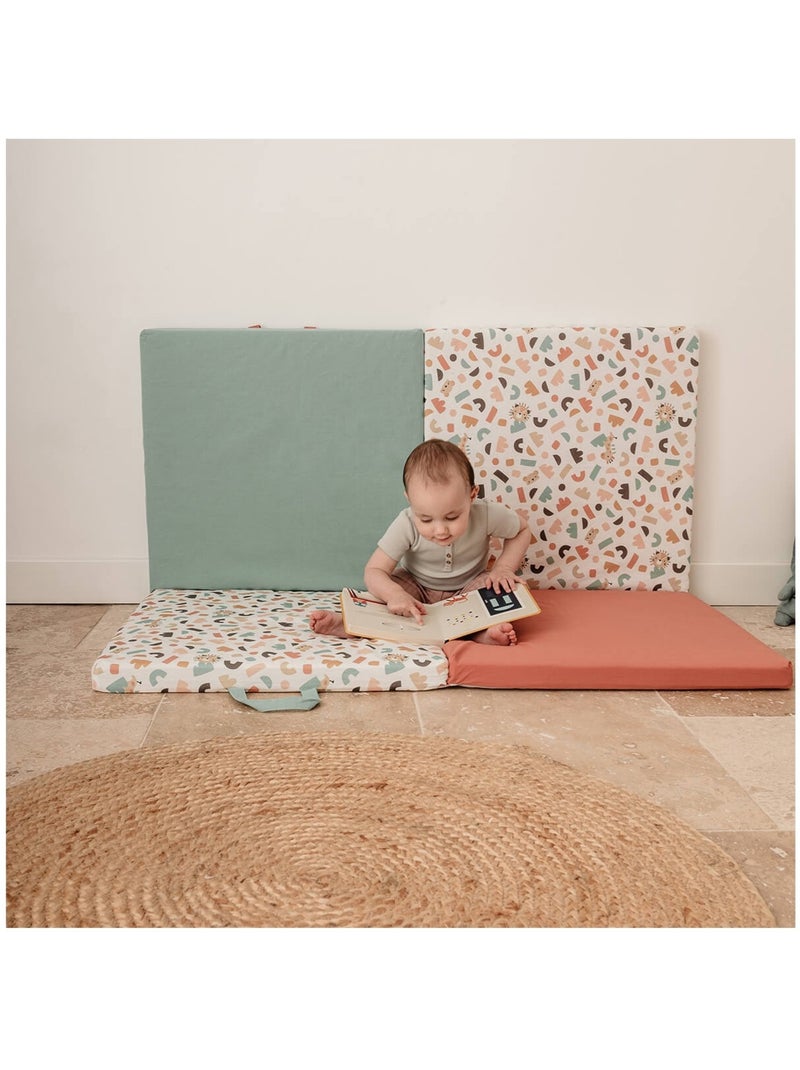 Tapis malin - Caché Coucou Blanc Multicolore - Kiabi
