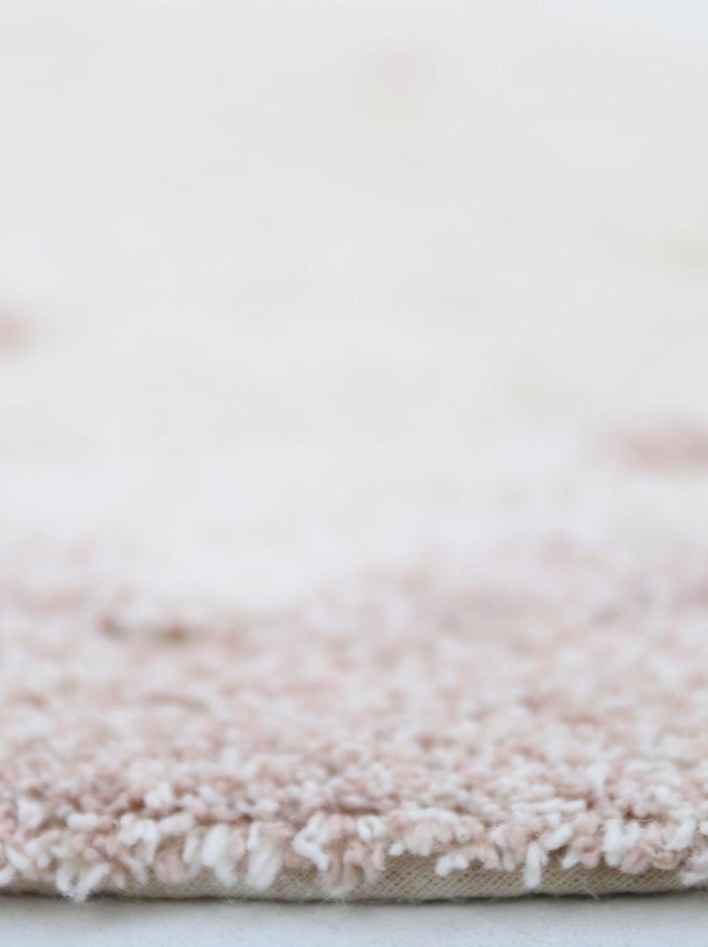 Tapis Mallen en coton Rose - Kiabi