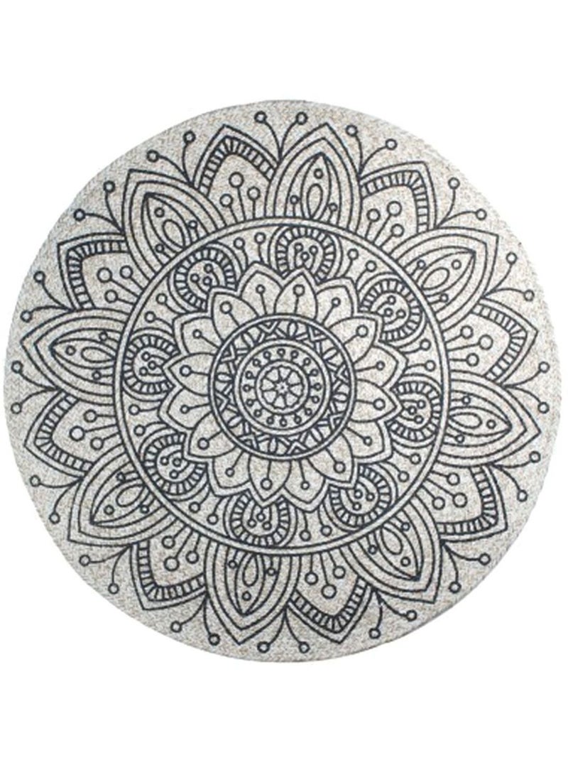 Tapis mandala Beige - Kiabi