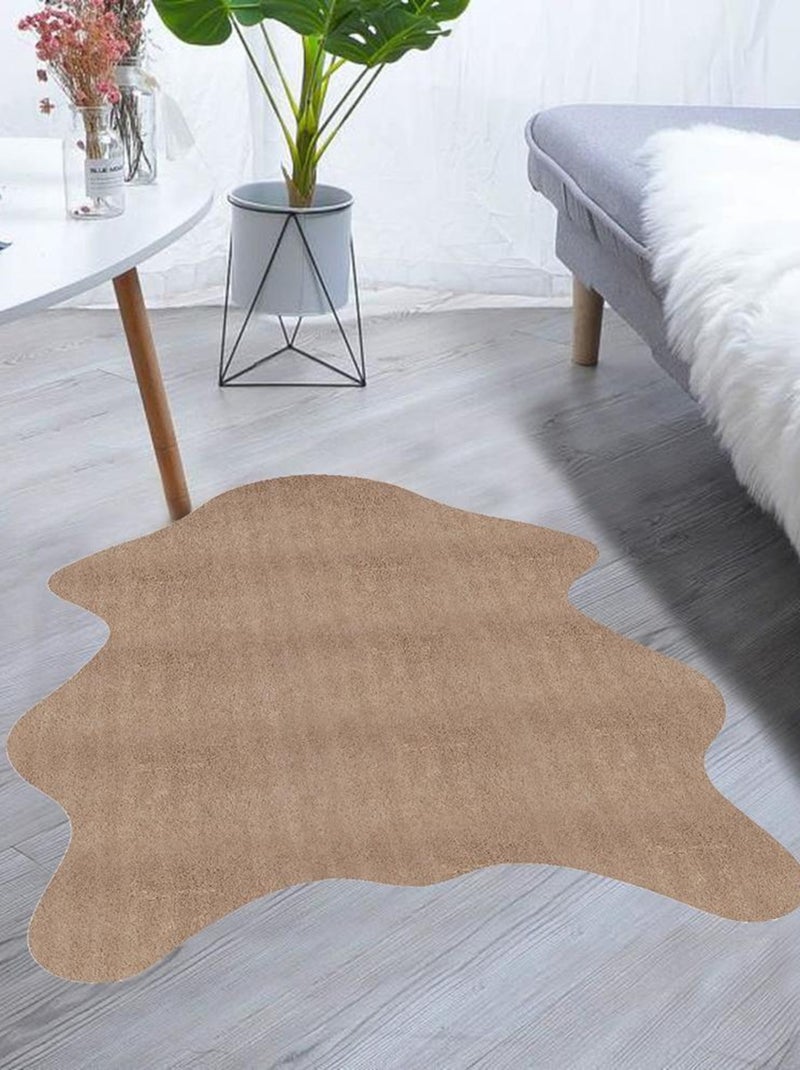 Tapis MANOLYA Taupe Taupe - Kiabi