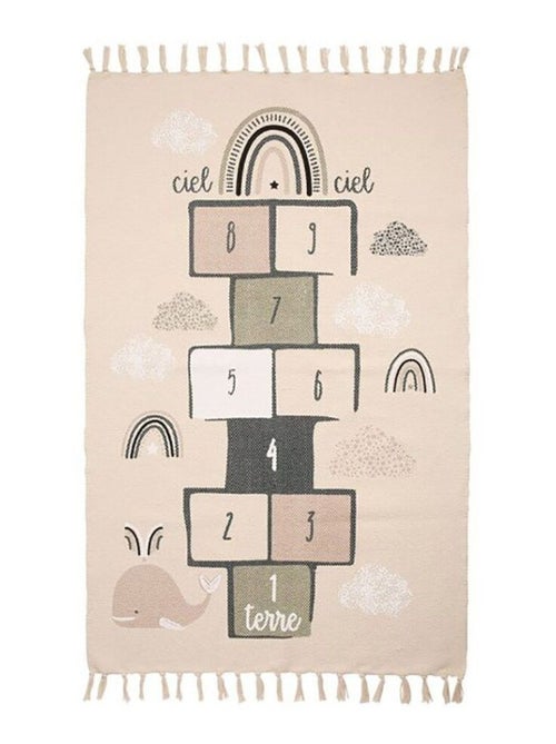 Tapis marelle coton - Kiabi