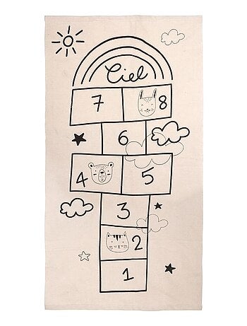 Tapis marelle mixte 80x150 cm