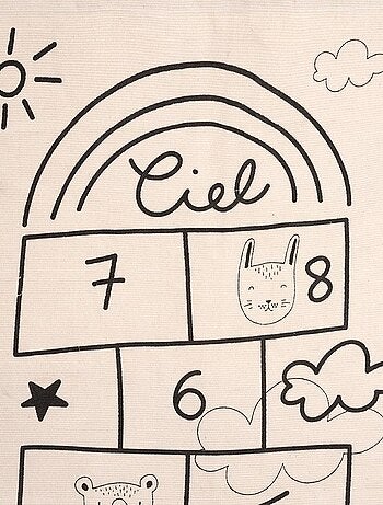 Tapis marelle mixte 80x150 cm