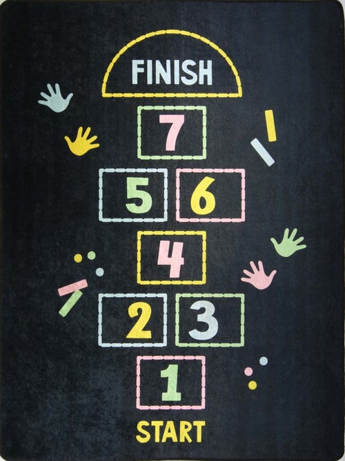 Tapis MARELLE Noir - Kiabi