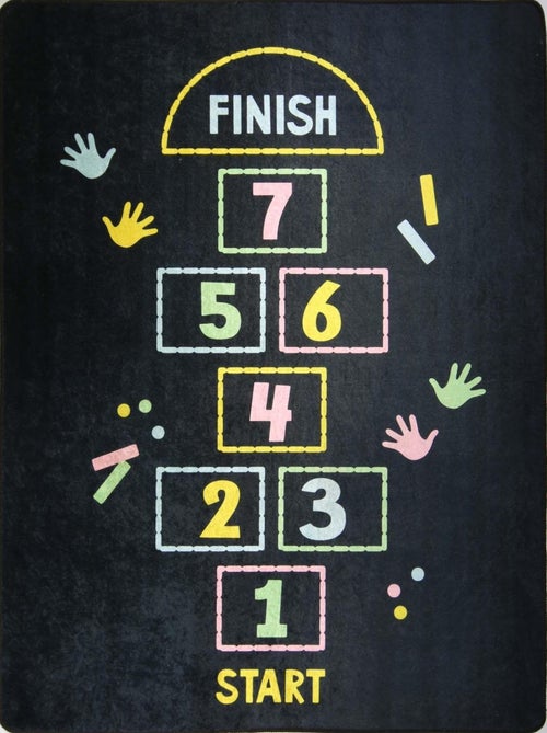 Tapis MARELLE Noir - Kiabi