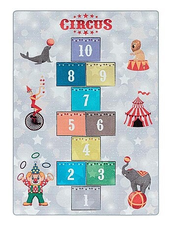 Tapis marelle pour fille et garçon Circus