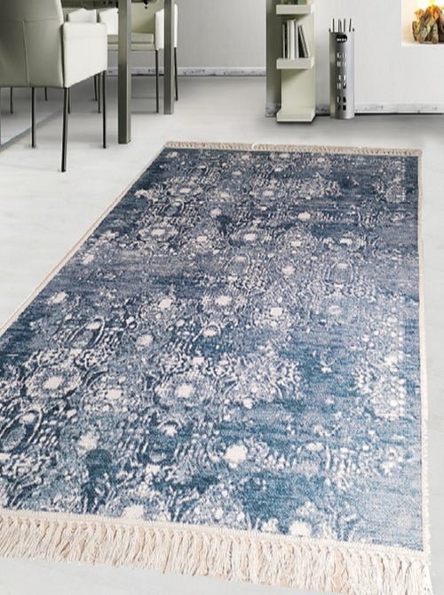 Tapis MEDAILLON Bleu - Kiabi