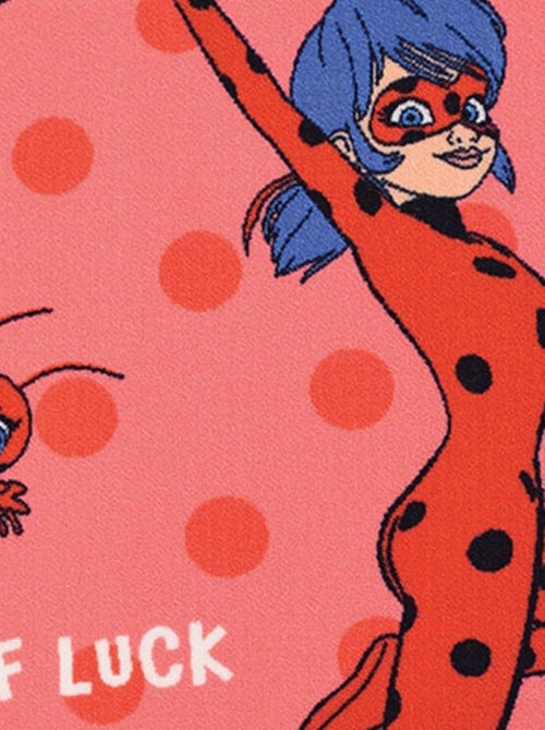 Tapis Miraculous ladybug rouge - 80x120 cm - Kiabi