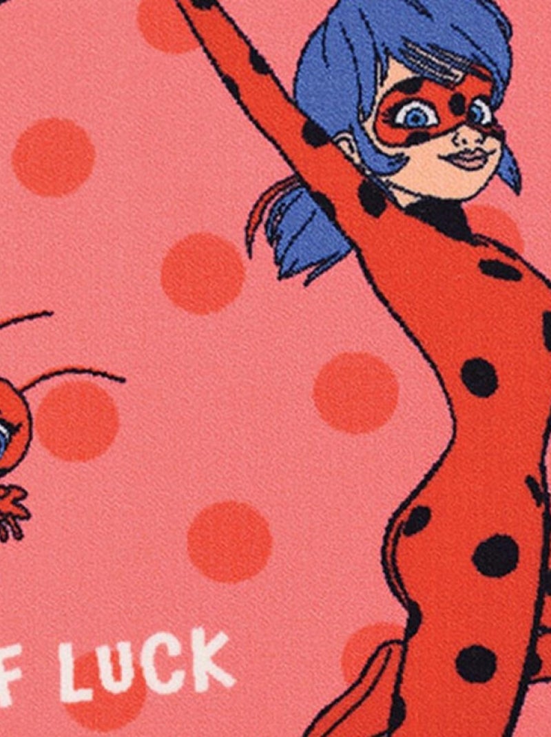 Tapis Miraculous ladybug rouge - 80x120 cm Multicolore - Kiabi