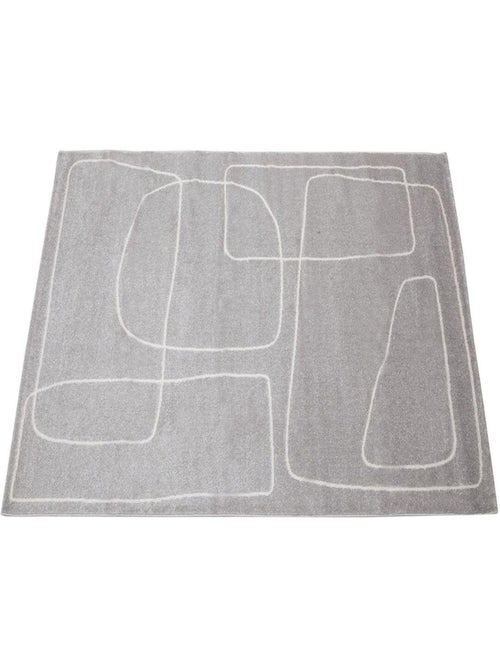 Tapis moderne abstrait intérieur rectangle Figure - Kiabi