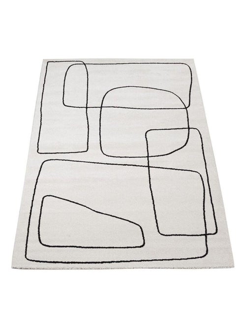 Tapis moderne abstrait intérieur rectangle Figure - Kiabi