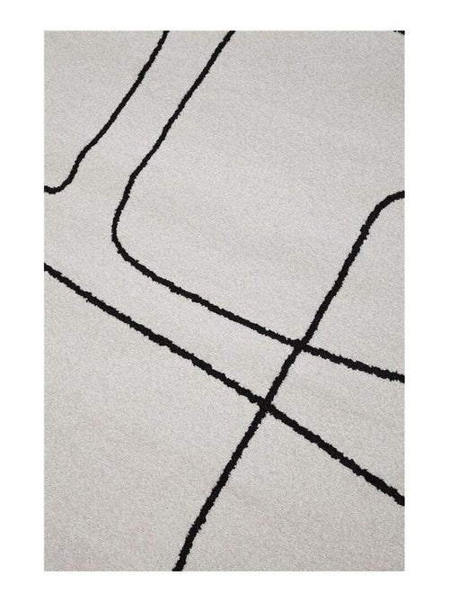 Tapis moderne abstrait intérieur rectangle Figure - Kiabi