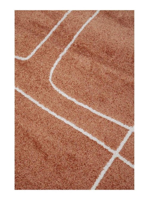 Tapis moderne abstrait intérieur rectangle Figure - Kiabi