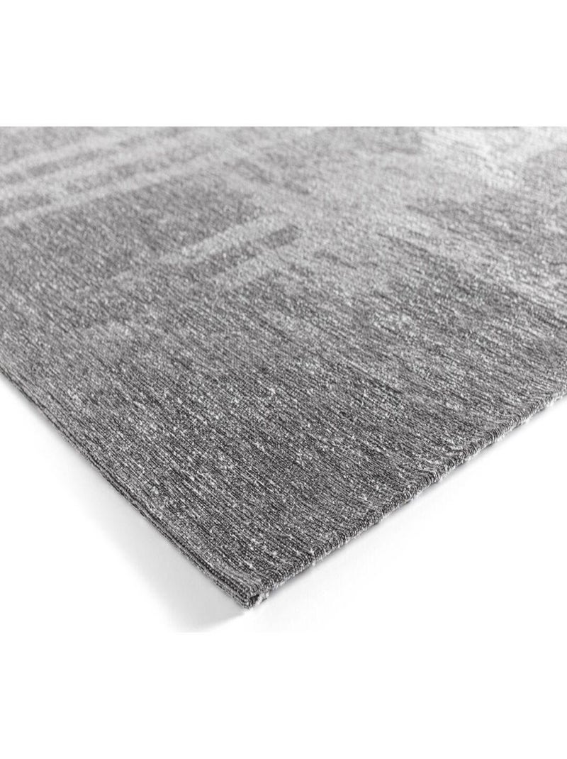 Tapis moderne abstrait intérieur rectangle Smarty Gris - Kiabi