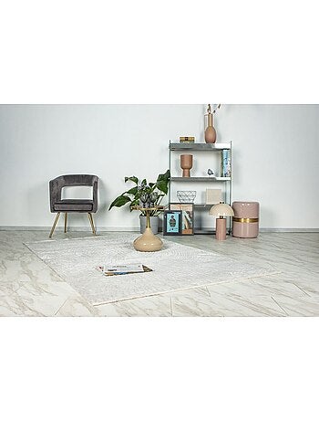Tapis moderne avec franges rectangle Lucie