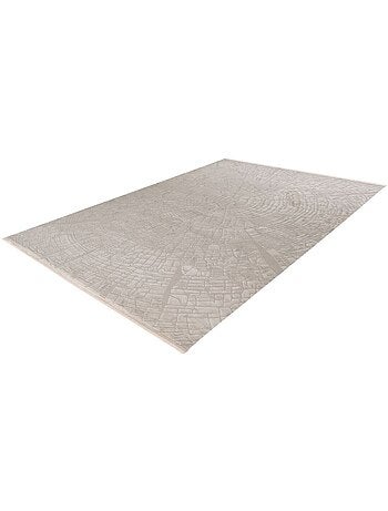 Tapis moderne avec franges rectangle Lucie
