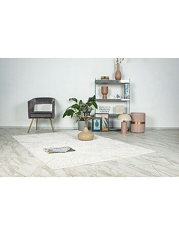 Tapis moderne avec franges rectangle Lucie