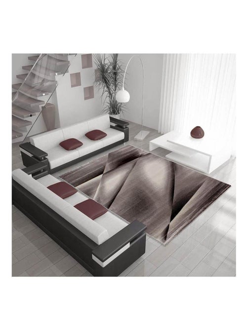 Tapis moderne effet courbe à courtes mèches Kyzac - Kiabi