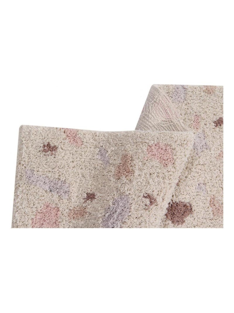 Tapis moderne en coton Terrazzo Lorena Canals Beige - Kiabi