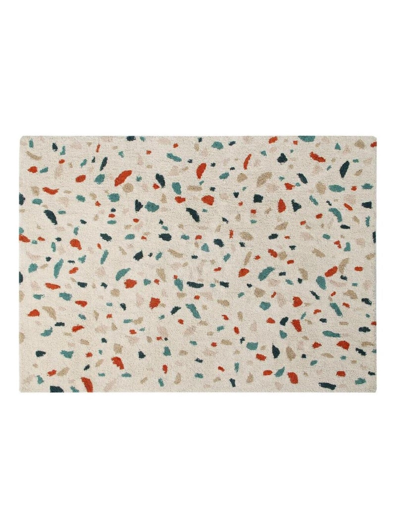 Tapis moderne en coton Terrazzo Lorena Canals Multicolore - Kiabi