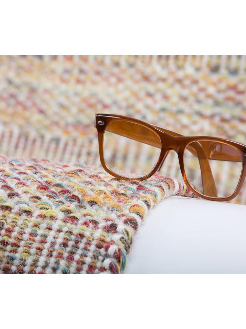 Tapis moderne en laine rectangle tissé main Dalma Multicolore - Kiabi