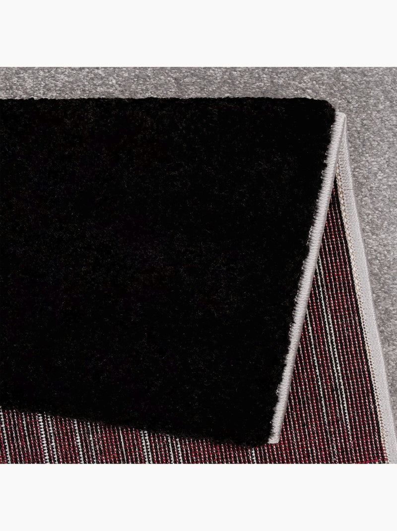 Tapis moderne géométrique - 120x170 / noir Noir - Kiabi