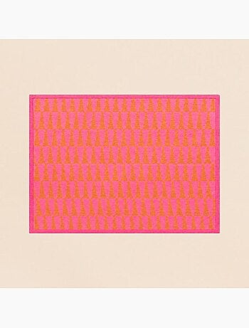 Tapis motifs géométriques rose, orange 120x170cm