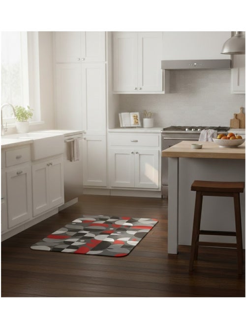 Tapis mousse 45 x 75 cm Graphism - Kiabi