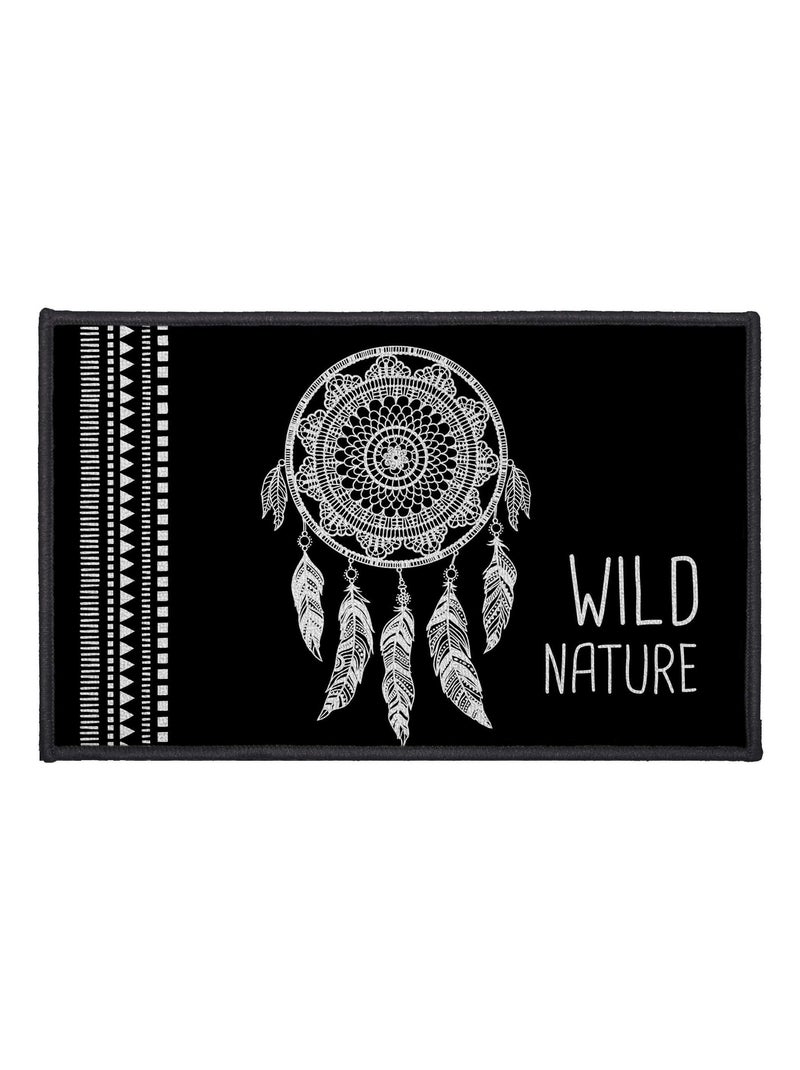 Tapis Multi-usage 40x60cm Attrapes reves Wild Nature Noir - Kiabi