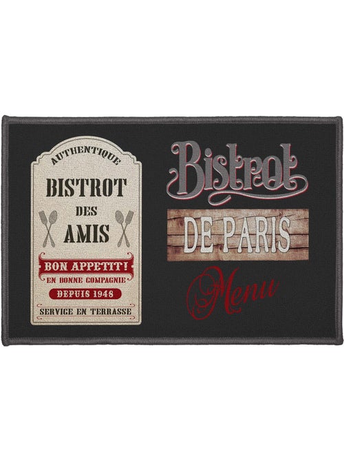 Tapis Multi usage Bistrot des amis - Kiabi