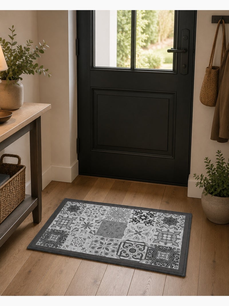 Tapis Multi-usage Collection Persane Gris - Kiabi
