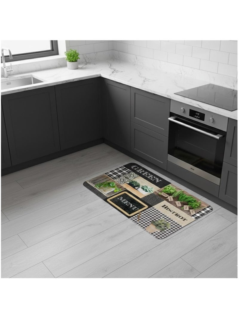 Tapis multi usage Green Bistrot Noir - Kiabi